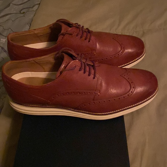 Used Cole Haans original java/Ivory or brown size 12 used with box - Picture 4 of 6